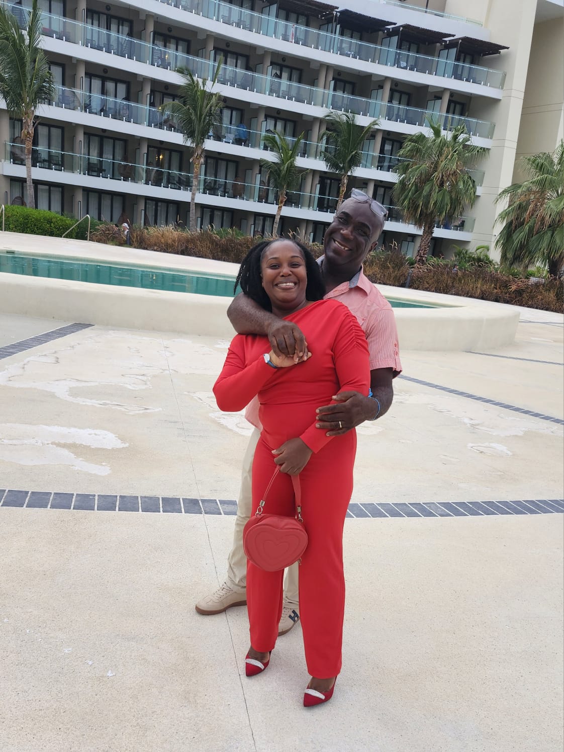 Couple celebrating anniversary at Ocean Coral Spring Jamaica