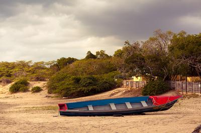 Picturesque Fishing Boat at Treasure Beach