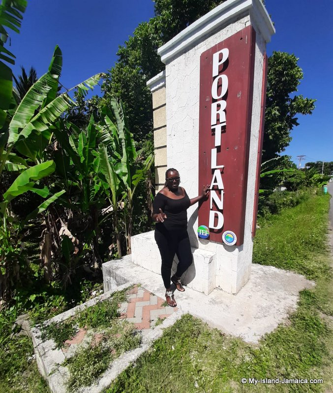 Travelling from Portland to Montego Bay | The Portland Parish Sign