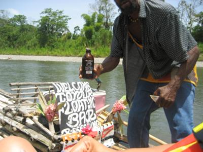 Floating Bar on the River