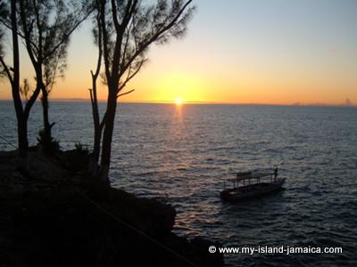 Sunset at the Rick's Cafe
