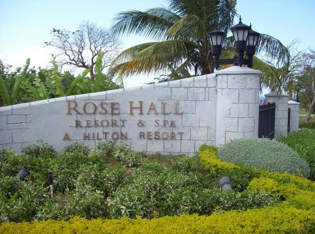 Rose Hall Resort Jamaica - Road Sign