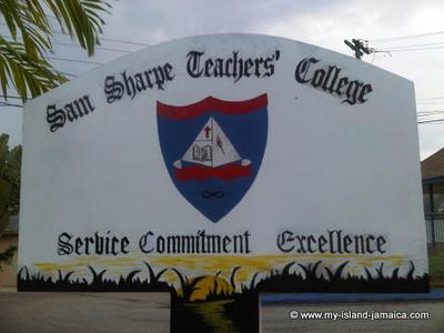 Sam Sharpe Teachers' College Sign