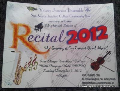 RECITAL 2012- Sam Sharpe Teachers' College Community Band's 
