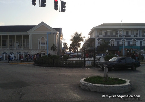 Sam Sharpe Square In Montego Bay, St James (Jamaica Parishes)