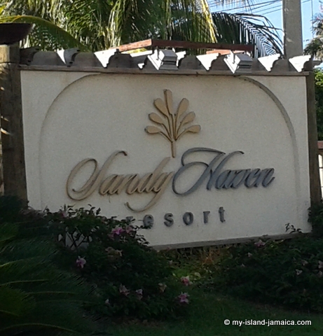 Welcome Sign At Sandy Haven Resort