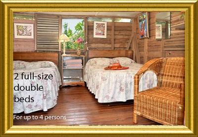 Largest Original Cabin Inside- Sleeps 4