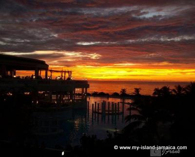 Sunset in Jamaica