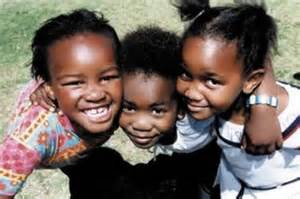 African children are happy in every condition.