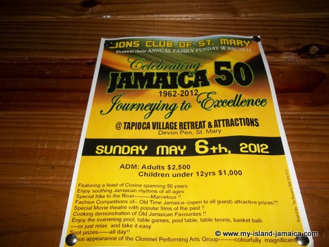 Tapioca Jamaica50 event