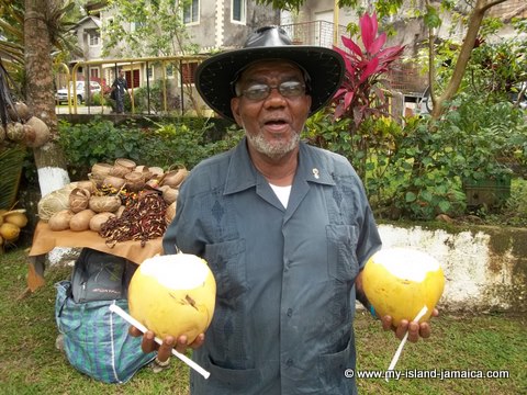 Jamaican jelly man at Tapioca