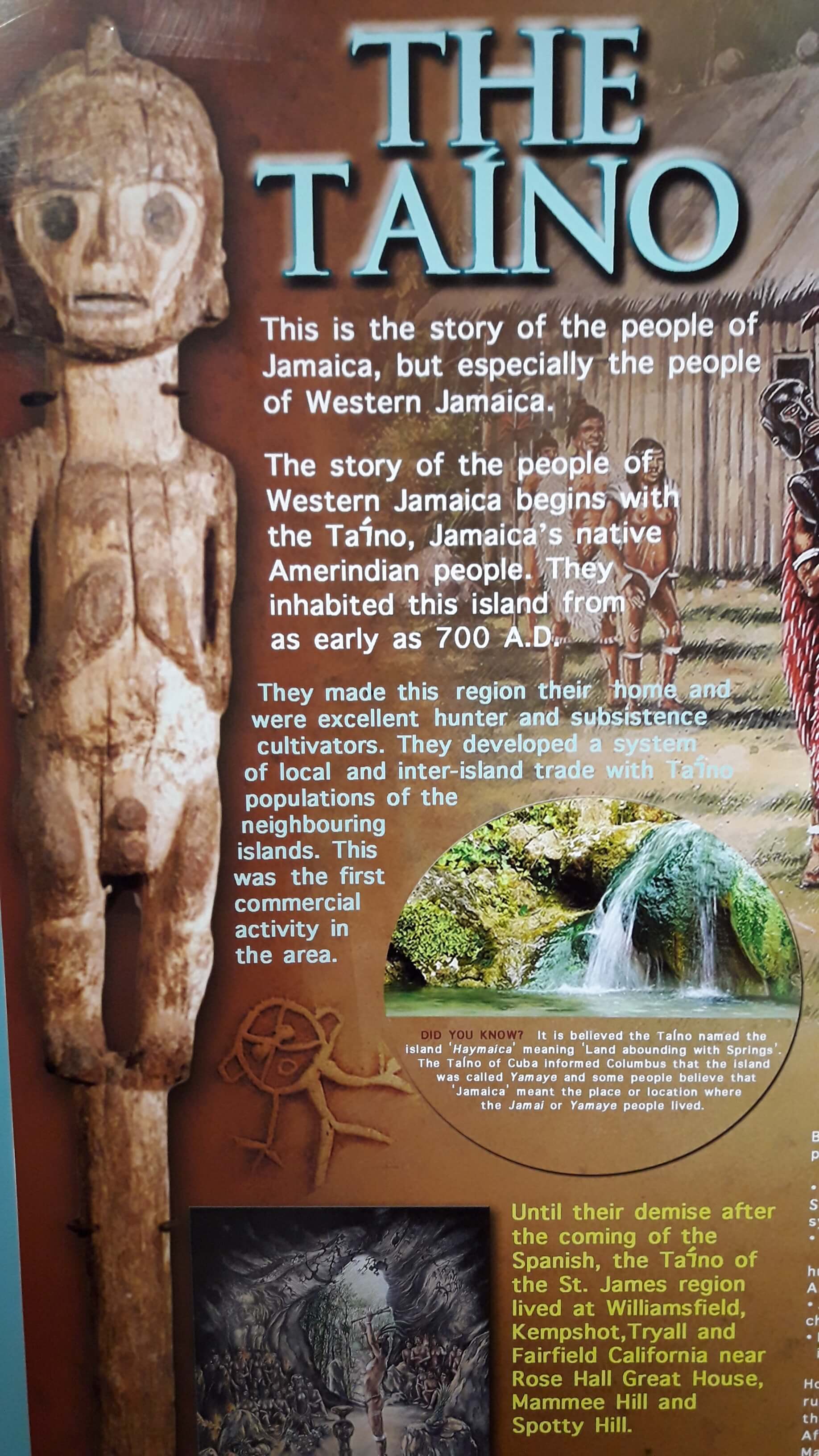 the tainos in jamaica