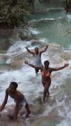 Climbing Dunns' River Falls