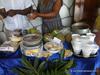 Breadfruit Pudding On Display With Other Breadfruit Products