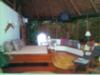 Front room inside smallest bungalow at Sea Grape Bungalows in Negril