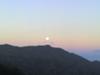The Full Moon Setting behind the Blue Mountains, just as dawn is breaking.