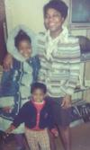 me and my mom Millicent Beckford and my lil brother