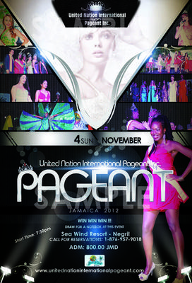 United Nation International Pageant 2012 Poster