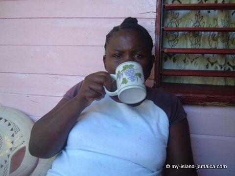 verna_wilson_gayle_drinking_jamaican_coffee