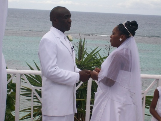 Wedding Pictures - Looking at each other