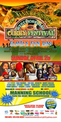 Westmoreland Curry Festival 2010 Flyer