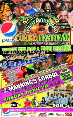 Westmoreland Curry Festival Flyer