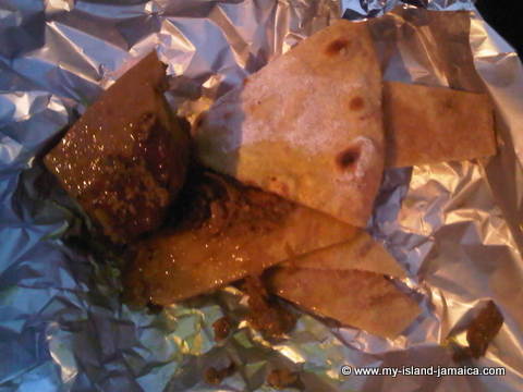 Jamaican Roti With Curried Pork | Jamaican Curry Festival