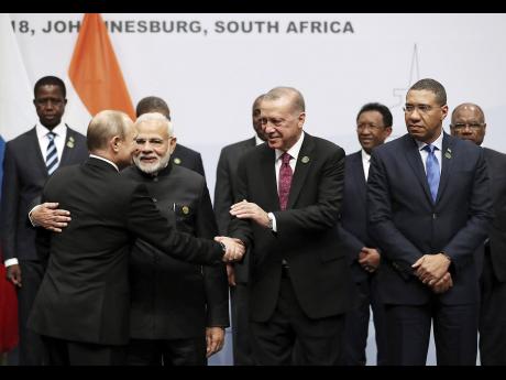 Will Jamaica Join BRICS?| Prime Minister Andrew Holness at BRICS Conference | Image Source: Jamaica Gleaner