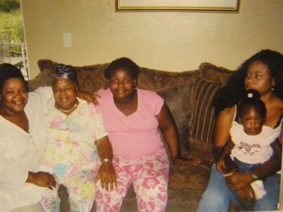 me, my grandm and my daughter in pink