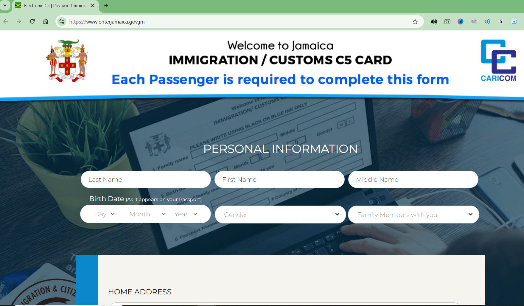 Why Are Travelers Surprised by Jamaica’s Online C5 Customs Form?