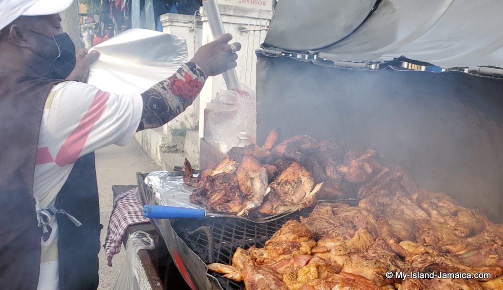 Jamaican Jerk Chicken Vendor