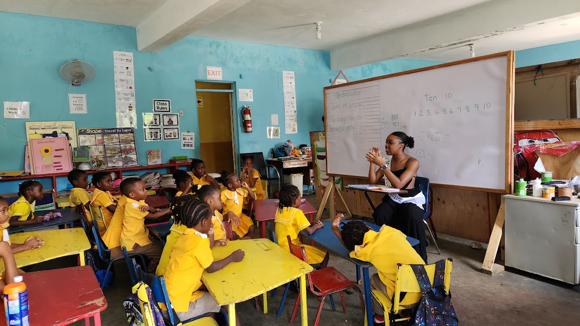 karena_gayle_in_classroom_retirement_basic_school