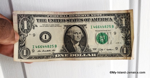 one us dollar currency