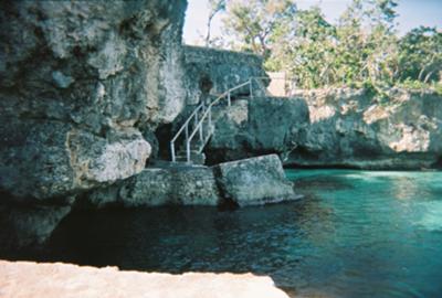 cliff and sunning deck