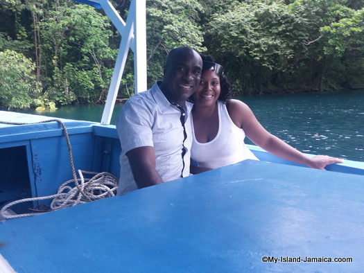 romantic locations in jamaica - wellesley and wife