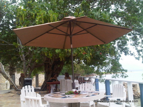 Blue Waters grill_westmoreland_patio_umbrellas